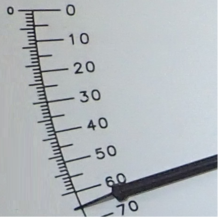 Floor Pendulum Test Value of 65 PTV is indicated